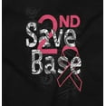 thumbnail image 2 of 2nd Save Base Breast Cancer Warrior Womens Slim Fit Graphic Tee Brisco Brands S, 2 of 5