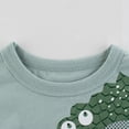 thumbnail image 4 of YTDSCS Toddler Kids Boys Summer Tees Little Boys Dinosaur Short Sleeve Shirt New Cotton Cartoon Baby Cute T-Shirt Top Clothes,Size 1-9T, 4 of 6