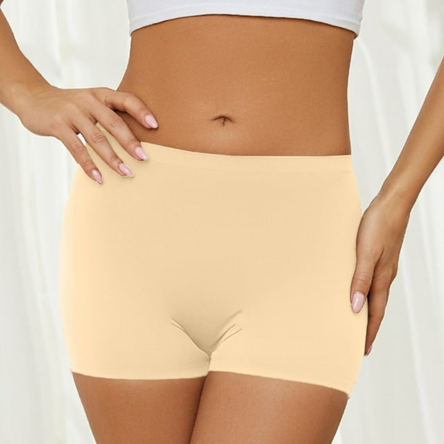Culottes Taille Haute Unies Sans Coutures pour Femmes pour un Confort Quotidien, Culottes de Base pour Femmes
