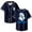 Navy, variant on Freya Skye Baseball Jersey Shirt V-Neck Women Men Short Sleeve Streetwear Clothes