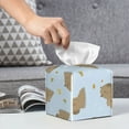 thumbnail image 4 of Tissue Box Cover, Swim Capybaras Duck Leather Tissue Box Holder - Tissue Case Facial Paper Organizer for Bathroom, Vanity Countertop, Tabletop, Car, Night Stands,, 4 of 5