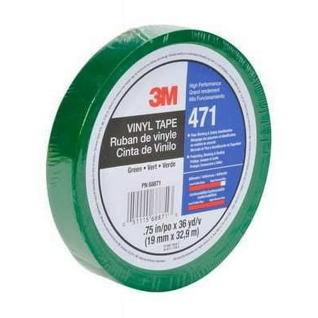 3m Floor Tape,Green,3/4 inx108 ft,Roll 471