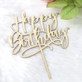 thumbnail image 3 of Decoración para tartas, madera de Kaonela, para fiesta de feliz cumpleaños, 3 of 8