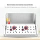 thumbnail image 2 of Caja De Desinfección De Aluminio De 30 Agujeros Caja Circular Borde De Arco Dental Burs Bloque Soporte Autolavable Herramienta Para Dentista Para Rebabas Dentales(Silver), 2 of 5