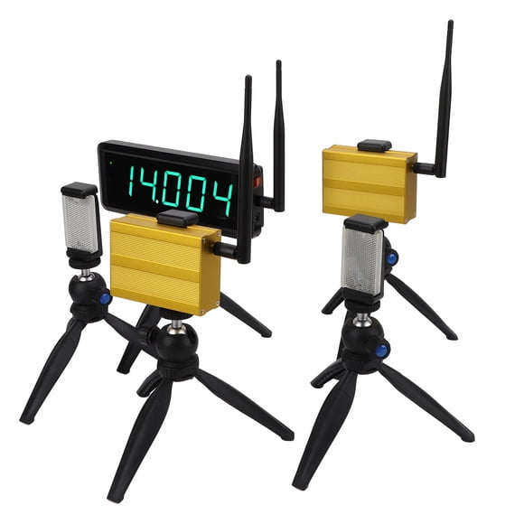 Sprint Race Timer, Battery Powered Auto Reset Timer for Speed Skating