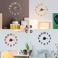 thumbnail image 1 of Vaidha DIY Roman Numbers Acrylic Mirror Wall Sticker Clock Home Decor Mural Decals, 1 of 3