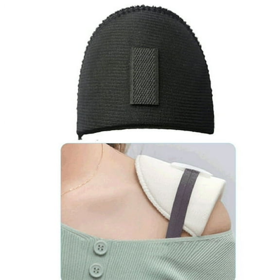 Cheers.US 4 Pairs Women Reusable Bra Strap Cushions Pliable Holder Supple Non-slip Ease Shoulder Pads