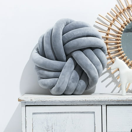 

Giyblacko Chair Cushion Cushion Pillow Three Strand Rope Knotting Round Sofa Leaning Chair Integrated Office Sofa Hand Woven Not Easy To Fade