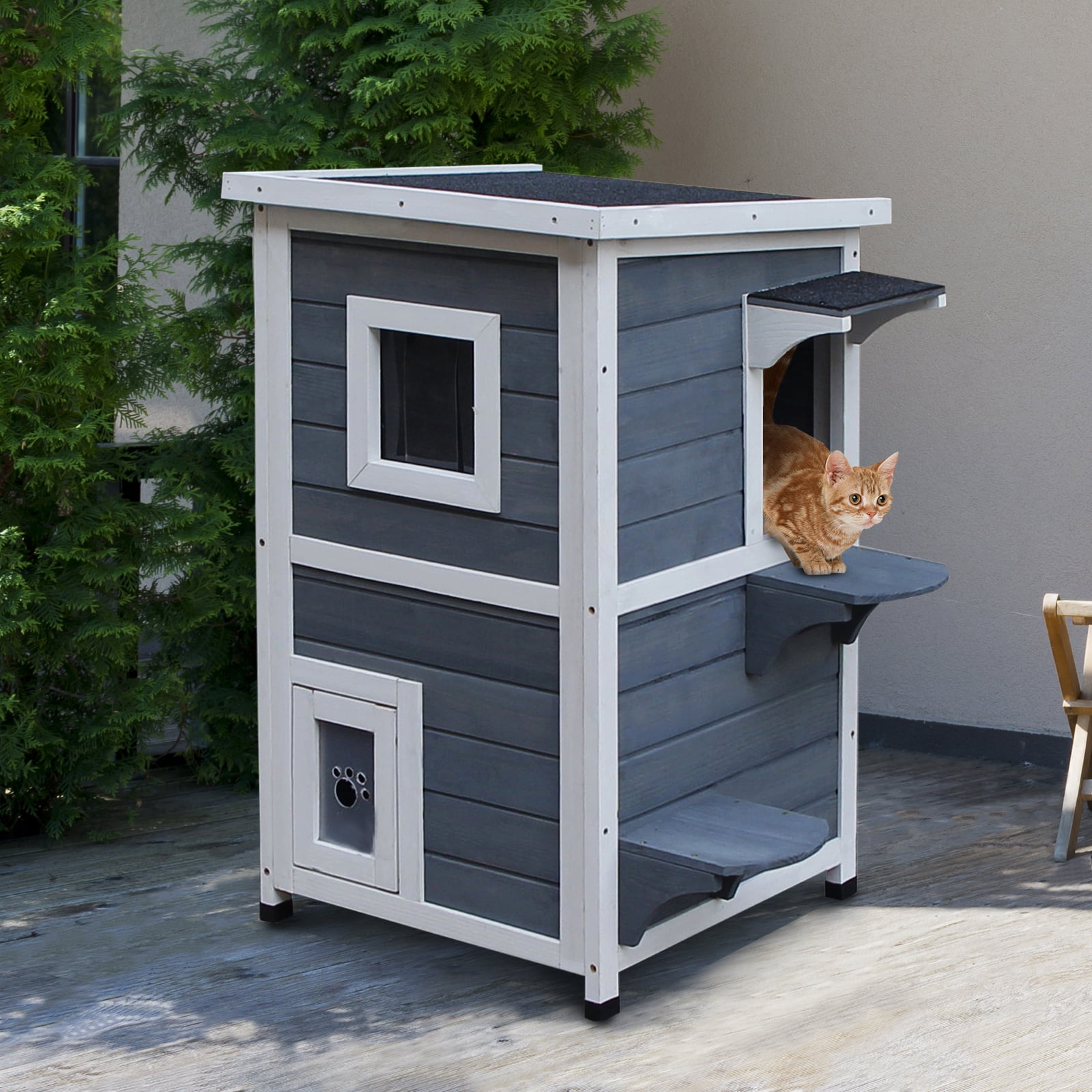 outdoor window cat house