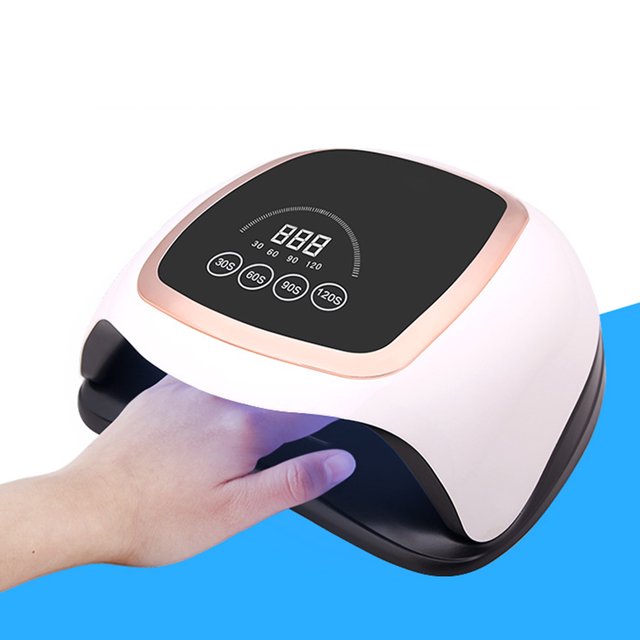Lámpara de uñas LED UV, Fondo Desmontable De 100-240 V Infrarrojo de Inducción Inteligente Esmalte de Umas Secador de Gel 168W PARA SALÓN DE UNadas para Las Manos