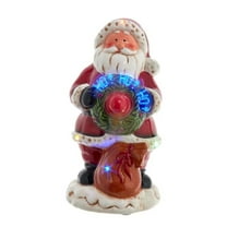 Kurt S. Adler 10 in. Battery Operated Musical Santa Table Piece with Digital Propeller