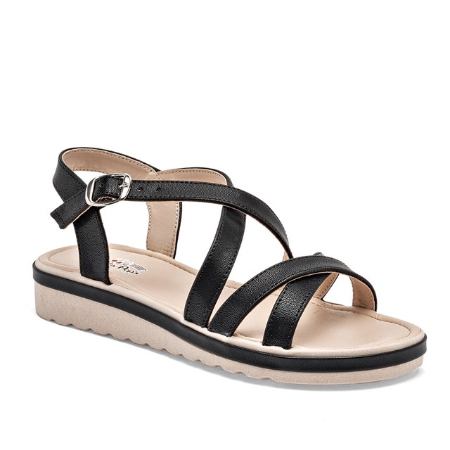 SANDALIA PLANA BABY POP'S NEGRO 137150