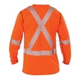 thumbnail image 2 of Big Bill RT55HVK5 High Visibility Long-Sleeve Athletic Performance T-shirt-Orange-Regular-L, 2 of 3