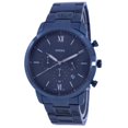 thumbnail image 1 of Fossil FS5826 Neutra Chronograph Blue Dial Stainless Steel Quartz Men Watch, Black, 1 of 2