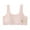 Pink, variant on Xfvqtps Girls Bras with Padded Fixed Cup Seamless Wave Hem Soft Comfortable Breathable Solid Color Leaf Print Training Bra for Teen Age 8-11 Blue