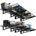 thumbnail image 2 of Royalbelle 2-Pack 2x6ft Black Garage Shelving, Wall Shelf Storage Rack, 2 of 9