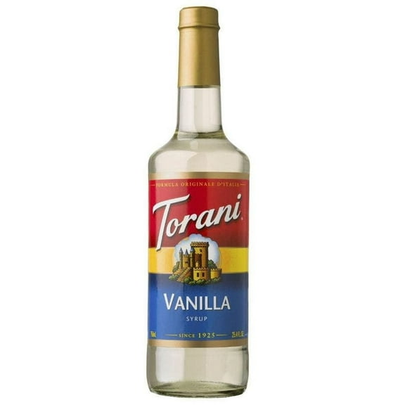 Pack of 6, Torani Vanilla Syrup, 25.4 fl oz