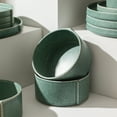thumbnail image 4 of Stone Lain Bao 4-Piece Bowl Set Stoneware, Green, 4 of 6