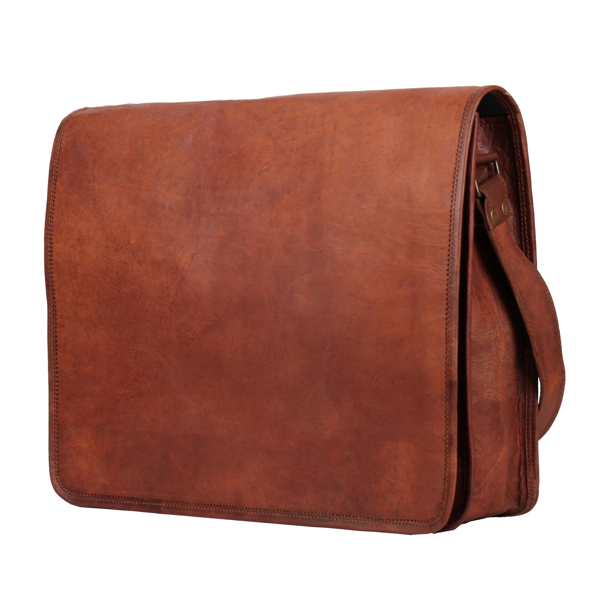 Visconti VT5 Vintage Tan Genuine Leather Messenger Bag Handbag Cross-body