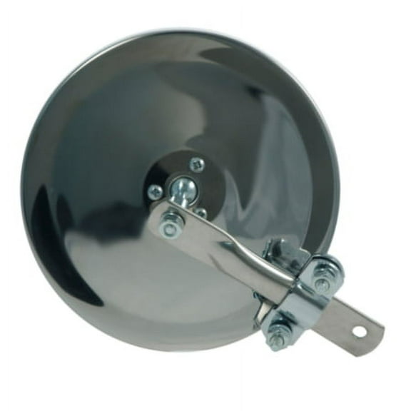 Grote 6" Convex Center-Mount Spot Mirror, with Arm Assembly, Stainless Steel
