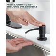 thumbnail image 5 of Wowow Single Handle Pull-Down Sprayer Kitchen Faucet with Soap Dispenser in Oil Rubbed Bronze, 5 of 7