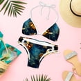 thumbnail image 6 of Starry Bees in the Sky Swim Suit Women Bikini Set, Detachable Sponge, Adjustable Strap, Two-Pack - Beach, Pool, Vacation, 6 of 6