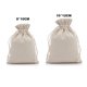 thumbnail image 2 of Advancent 50 Uds. Bolsas dulces para regalo de boda, bolsas de algodón para embalaje de té, embalaje de joyería, manualidades, envoltorio, organizadores Kits de decoración para fiestas 8x10cm Advancent HA009395-01, 2 of 6