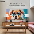 thumbnail image 3 of Cuadro Decorativo Canvas Revolution Perro Con Lentes 140x70, 3 of 4