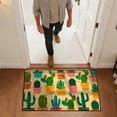 thumbnail image 4 of Door Mat Outdoor Entrance Printed Polyester Non Slip Dirt Resistant Floor Mat 24X16 Inches for Entryway Kitchen Bathroom, 4 of 7