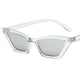 thumbnail image 4 of Gafas de sol de ojo de gato vintage Gafas de terre para Mujer Diseñado por Protección UV Complimentos de Chica - Plata, Ancho de lente 60mm, de lente 36mm, Puente 22mm Transparente Magideal Gafas de sol de ojo de gato vintage, 4 of 7
