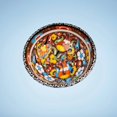 thumbnail image 1 of Turkish Ceramic Bowls Handcrafted - 10 cm Round Decorative Mini Bowls for Spices, Snacks, Soap, Condiments - Set for Kitchen or Home Décor, 1 of 8
