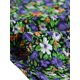 thumbnail image 5 of Vestido con cinturón Allegra K estampado floral vintage de manga larga gasa cuello anudado mujer Azul naranja amarillo blanco XL, 5 of 5
