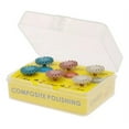 thumbnail image 1 of 6 Pcs Kit de Disque de Polissage en Résine Composite Dentaire Mixte Brosses Spirales avec Boîte de Rangement en Plastique, 1 of 7