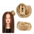 Walmeck Messy Bun Hair Piece Clip in Claw Hair Extensions Natural