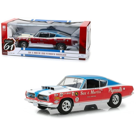 18 Highway 61 Diecast Model - 1968 Plymouth Barracuda