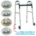 thumbnail image 6 of BUNDLE: Top Glides FlexFit Universal Ski Glides with GlidePads (Gray), 6 of 9