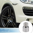 thumbnail image 3 of Wheel Lock Lugnut #68 9/10" Diameter 22 Pointed Notches Anti-theft Screw Nut Removal Key Socket for Porsche Boxster 911 Cayenne Macan, 3 of 7