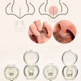 thumbnail image 3 of Anti-snoring nose clip - Silicone 2-pack - Magnetic Transparent, 3 of 4