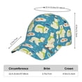 thumbnail image 2 of Balery Cute Polar Bear Fishing Gorra de béisbol de tamaño ajustable para correr, entrenar y actividades al aire libre. Gorra de papá para todas las estaciones., 2 of 6