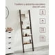thumbnail image 5 of VASAGLE Toallero de 5 Niveles, Toallero de Escalera, Escalera IPara Toallas, Estante Escalera Inclinada, para Sala de Estar, Color Borgona Rústico LLS018T51, 5 of 5