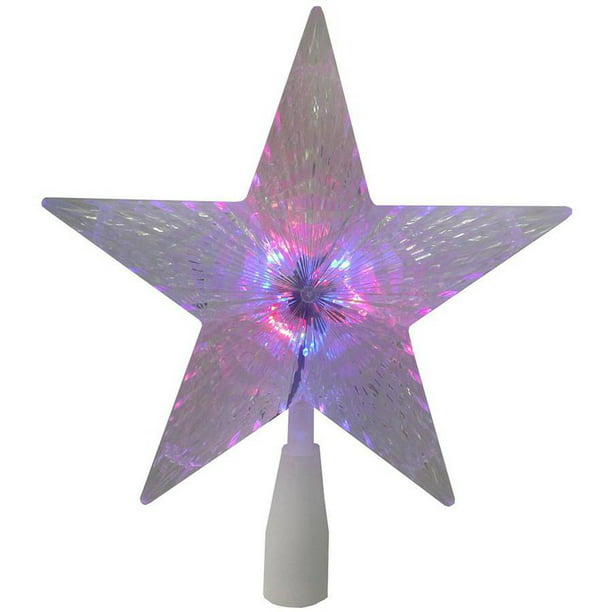 LED Crystal Star Tree Topper - Walmart.com - Walmart.com