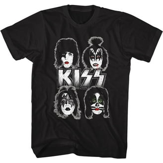 Kiss Band Sketch Black Adult T-Shirt - Walmart.com