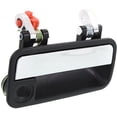 thumbnail image 3 of Exterior Door Handle Compatible with 1988-1992 Mazda 626 Front, Passenger Side Chrome Lever with Black Bezel, 3 of 3