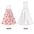 thumbnail image 2 of Disketp Floral Strawberr Hanging Kitchen Towel Tie Towels Tea Bar Dish Cloths Dry Towel for Laundry Room Decor (18*14in), 2 of 7