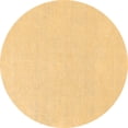 thumbnail image 1 of Ahgly Company Indoor Round Solid Brown Modern Area Rugs, 4' Round, 1 of 4