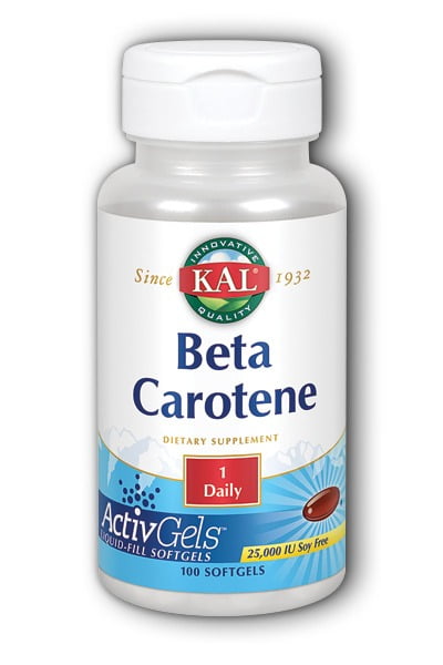 Beta-Carotene 7500 mcg (25,000 IU ) Kal 100 Softgel
