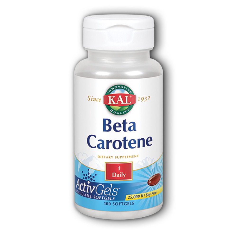BetaCarotene 25,000 IU Kal 100 Softgel