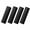 Black, variant on Universal Car Interior Handle Covers - Soft Comfort Grip Protector Sleeves for Roof Grab Handles & Door Pulls - Anti-Slip & Protective Automotive Interior Accessory - Easy Velcro Installation