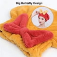 thumbnail image 3 of Super Absorbent Hair Towel Wrap for Women, Microfiber Hair Turban with Bow Design, Fast Drying for Thick and Curly Hair, Frizz Control for Wet Hair After Washing, 3 of 8