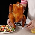 thumbnail image 3 of Portable Turkey Roaster Multi-function Turkey Rack Professional Chicken Holder, 3 of 6